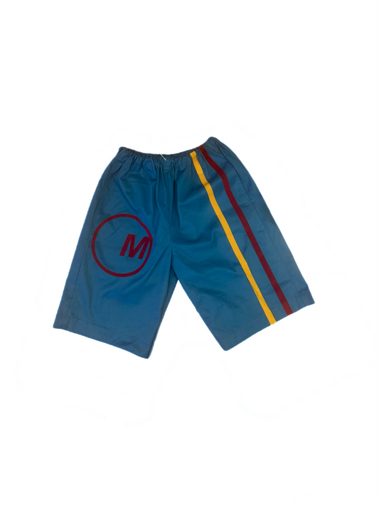 Climber Shorts (Teal/Red & Amber)